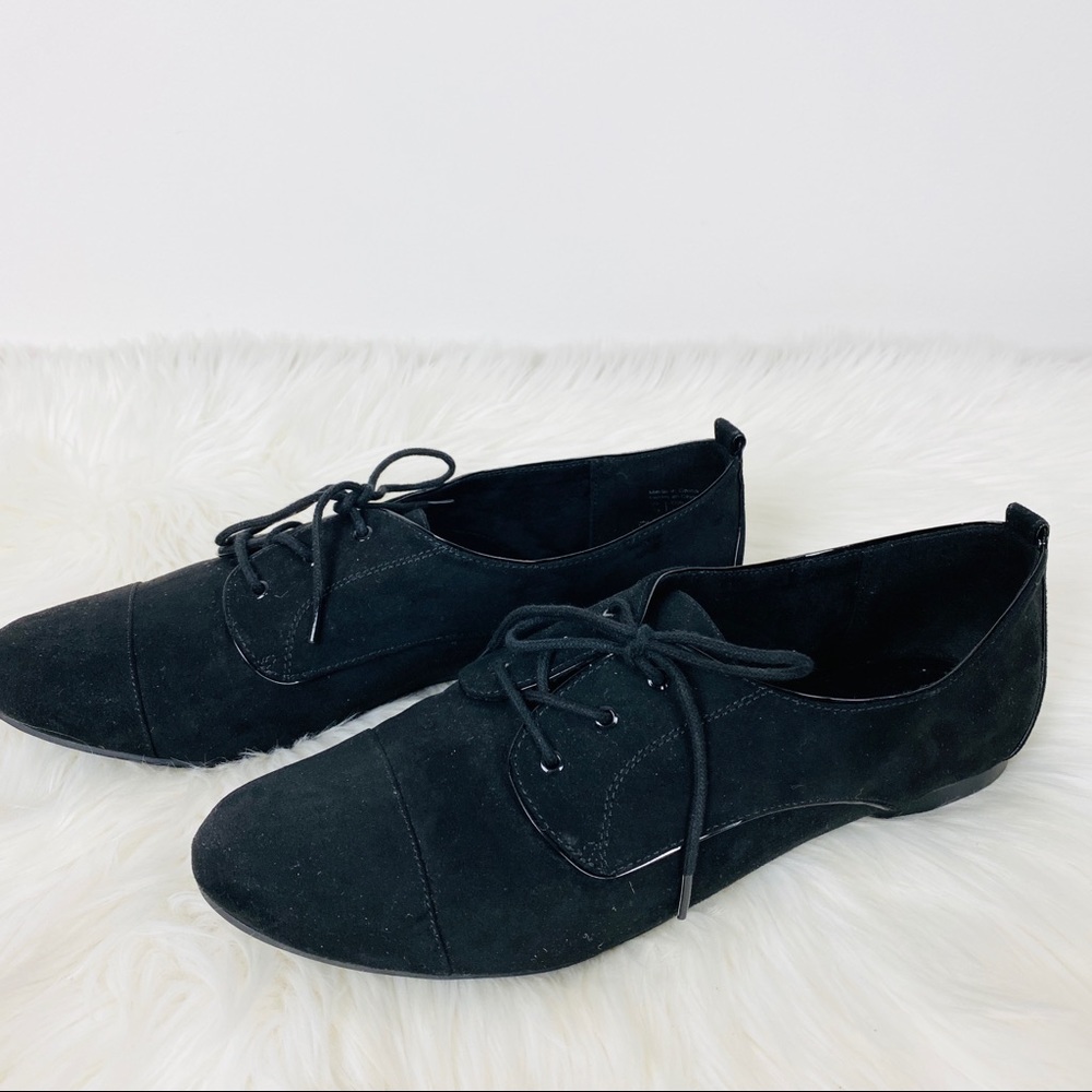 Aldo Suede Black Oxford Shoes Size 11